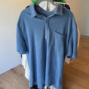 Blue Soft Micro fiber button down XL